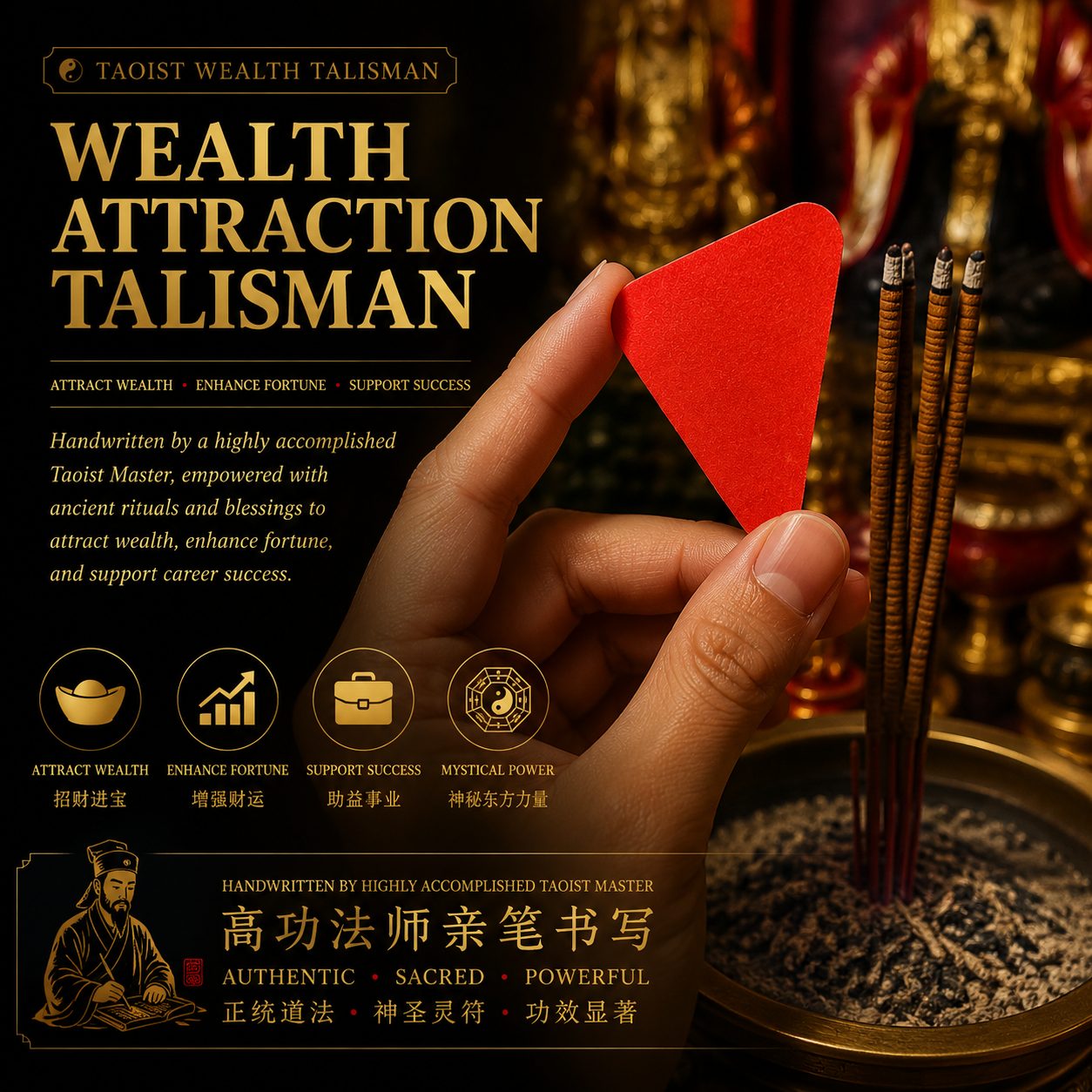 Taoist Wealth Talisman — image 1