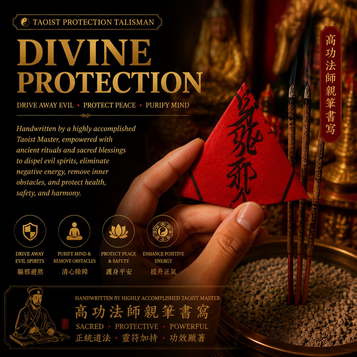 Taoist Triangular Talisman — image 1